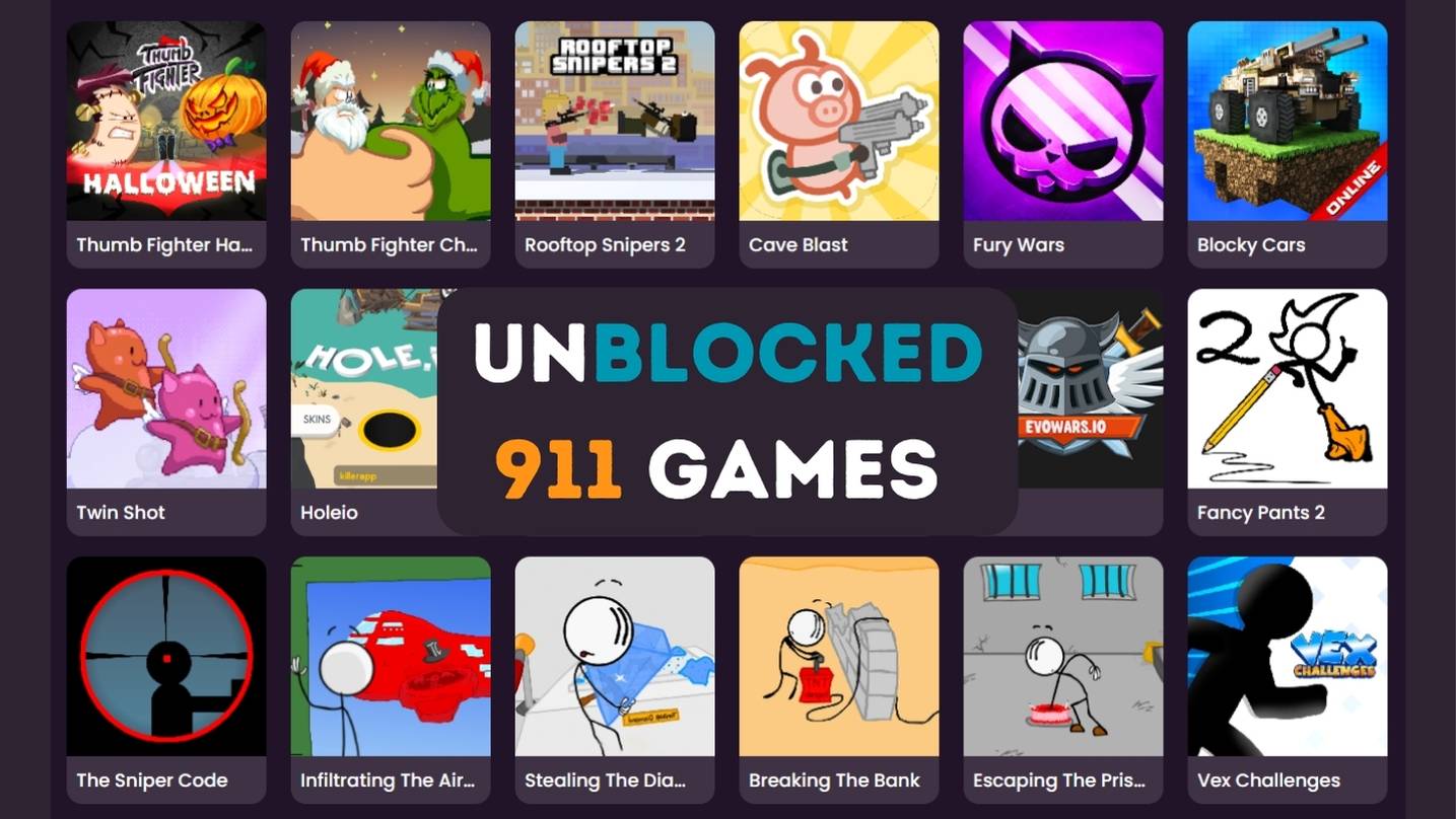 Unblocked 911 Games for Gamers: Play Now!